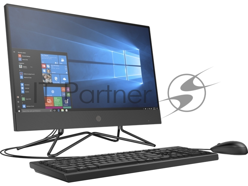 Моноблок HP 200 G4 21.5 Full HD i3 10110U (2.1)/8Gb/1Tb 7.2k/UHDG/DVDRW/CR/Windows 10 Professional 64/GbitEth/WiFi/BT/65W/клавиат 1920x1080