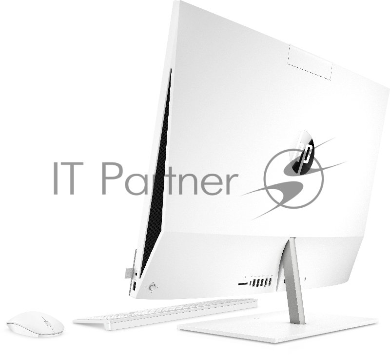 Моноблок HP Pavilion I 27-27-d0006ur NT 27 FHD(1920x1080) Core i3-10300T, 4GB DDR4 2666 (1x4GB), SSD 256Gb, Internal graphics, no DVD, kbd&mouse wired, 5MP Webcam, White, FreeDos, 1Y Wty