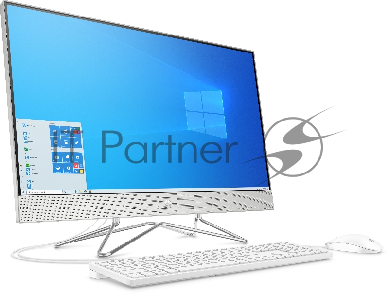 Моноблок 27 FHD HP 27-dp0001ur silver (Ryzen 3 4300U/4GB/128GB SSD/noDVD/AMD Int/W10) (14Q49EA)