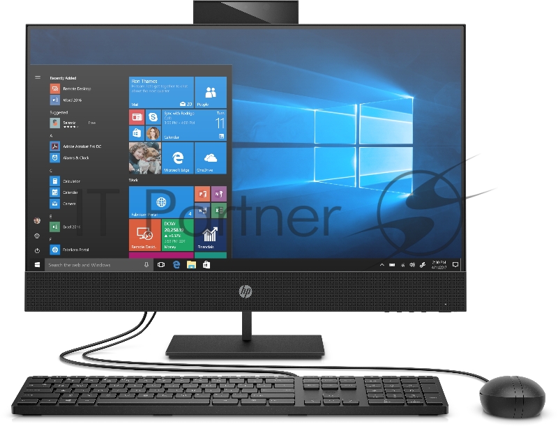 Моноблок HP 19.5 HD+ HP ProOne 400 G6 black (Core i3 10100T/8GB/256GB SSD/DVD-RW/VGA int/kb+m/W10Pro) (23G70EA)