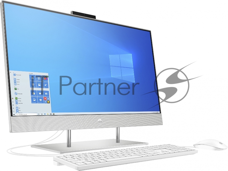 Моноблок HP 27-dp1014ur AiO 27(1920x1080)/Intel Core i3 1125G4(2Ghz)/8192Mb/512SSDGb/n MX330(2048Mb)/Cam/WiFi/war 1y/Natural silver/W10 + USB KBD, USB MOUSE