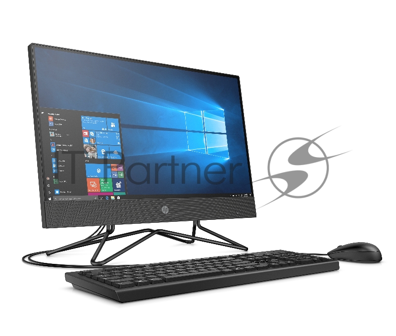 Моноблок HP 205 G4 21.5 Full HD Ath Si 3050U 8Gb SSD256Gb DVDRW Windows 10 Professional 64 WiFi BT клавиатура мышь Cam