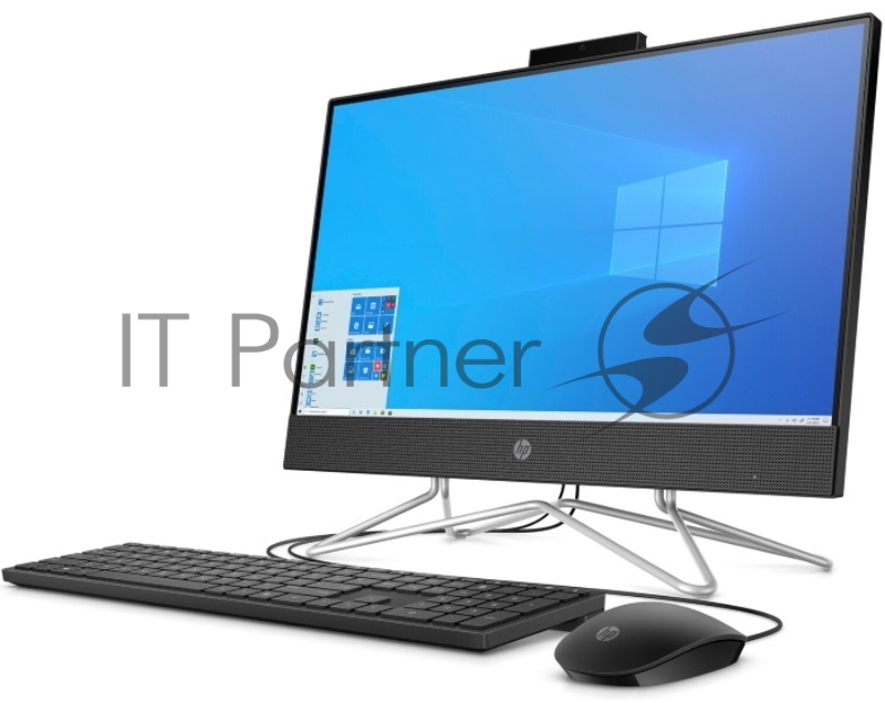 Моноблок HP 22-df0146ur NT 21.5 FHD(1920x1080) AMD Ryzen3 3250U, 4GB DDR4 2400 (1x4GB), SSD 256Gb, AMD Integrated Graphics, noDVD, kbd&mouse wired, HD Webcam, Jet Black, Windows11, 1Y Wty