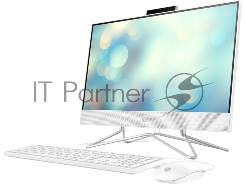 Моноблок HP 22-df0140ur AiO 21.5(1920x1080)/AMD Athlon 3050U(2.3Ghz)/4096Mb/128SSDGb/ integrated graphics/Cam/WiFi/war 1y/Snow White/W11 + USB KBD, USB MOUSE