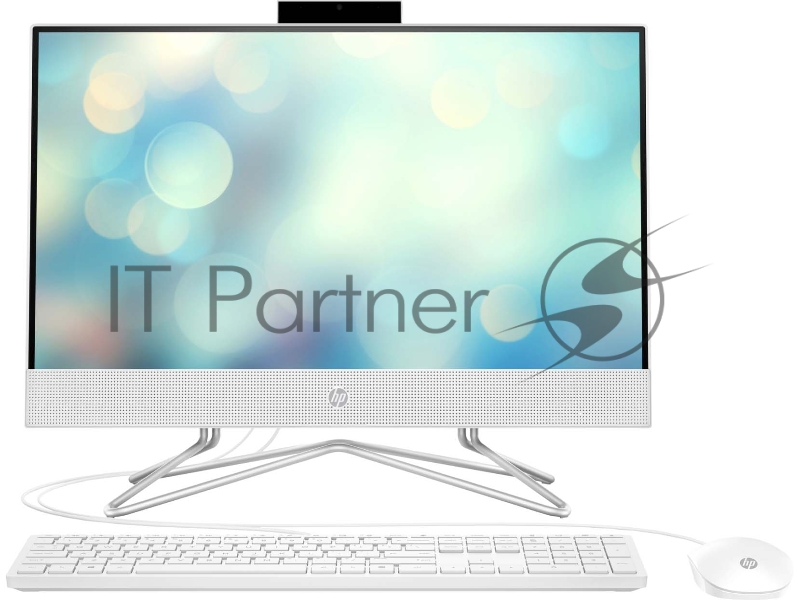 Моноблок HP 22-df0148ur AiO 21.5(1920x1080)/AMD Ryzen 3 3250U(2.6Ghz)/8192Mb/256SSDGb/ integrated graphics/Cam/WiFi/war 1y/Snow White/W11 + USB KBD, USB MOUSE