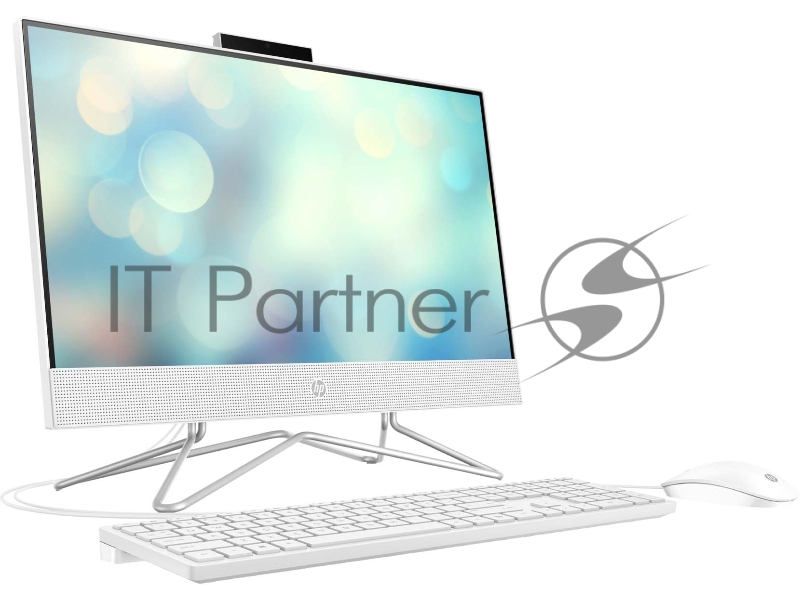 Моноблок HP 22-df0148ur AiO 21.5(1920x1080)/AMD Ryzen 3 3250U(2.6Ghz)/8192Mb/256SSDGb/ integrated graphics/Cam/WiFi/war 1y/Snow White/W11 + USB KBD, USB MOUSE