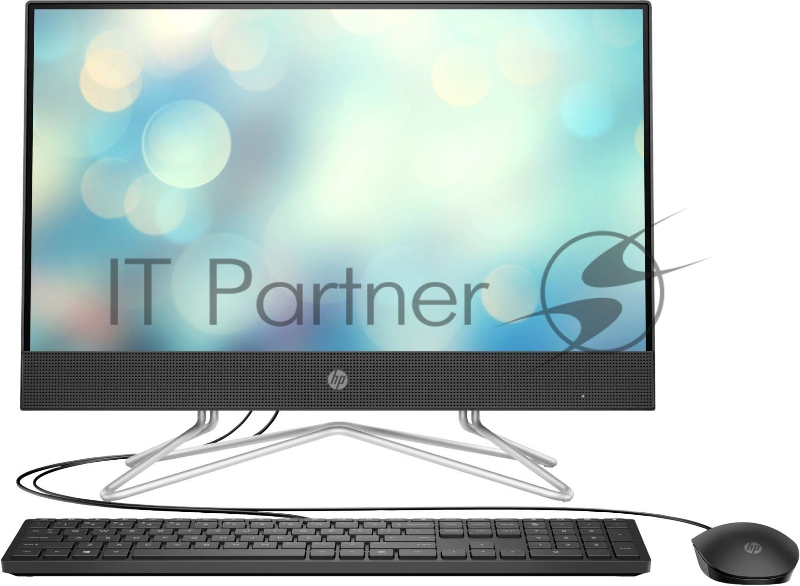 Моноблок HP 22-df0151ur NT 21.5 FHD(1920x1080) AMD Ryzen5 3500U, 8GB DDR4 2400 (1x8GB), SSD 256Gb, AMD Integrated Graphics, noDVD, kbd&mouse wired, HD Webcam, Jet Black, FreeDOS, 1Y Wty