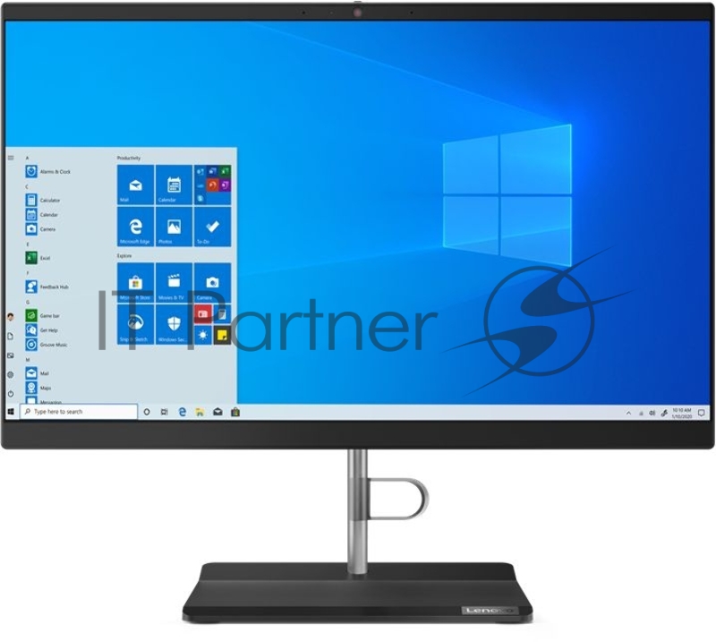 Моноблок Lenovo V50a-24IMB All-In-One 23,8 i7-10700T, 16GB, 512GB SSD M.2, Intel UHD 630, WiFi, BT, DVD-RW, FHD Cam, VESA, USB KB&Mouse, Win 10 Pro64 RUS, 1Y OS