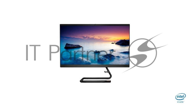 Моноблок Lenovo IdeaCentre AIO A340-24IGM 23.8(1920x1080 IPS)/Intel Pentium Silver J5040(2Ghz)/4096Mb/512SSDGb/DV UHD Graphics 605/BT/WiFi/war 1y/5.87kg/black/DOS + Keyboard, mouse USB