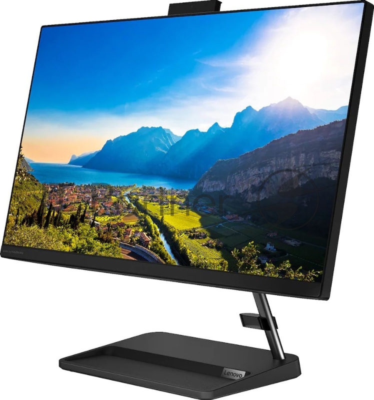 Моноблок Lenovo IdeaCentre AIO 3 24ALC6 23.8(1920x1080)/AMD Ryzen 3 5300U(2.6Ghz)/4096Mb/256SSDGb/ Radeon/BT/WiFi/war 1y/6.81kg/black/DOS + Keyboard, mouse USB