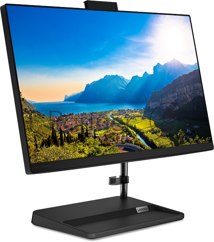 Моноблок Lenovo IdeaCentre AIO 3 22ADA6 21.5 (1920x1080)/AMD Athlon 3050U(2.3Ghz)/4096Mb/256SSDGb/ Radeon/BT/WiFi/war 1y/6.07kg/black/W10 + Keyboard, mouse USB