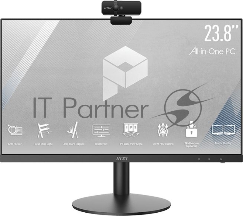 Моноблок MSI Pro AP241 11M-278XRU 23.8 Full HD i3 10105 (3.7) 8Gb SSD256Gb HDG noOS GbitEth WiFi BT 120W черный 1920x1080