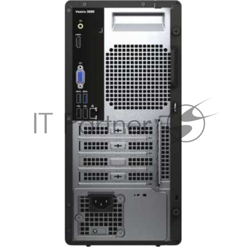 Персональный компьютер Dell Vostro 3888 Dell Vostro 3888 MT Pentium Gold G6400(4.0Ghz)/ 4GB/1TB/DVD-RW/UHD 610/BT/WiFi/MCR/1y NBD/black/Linux