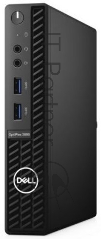 Компьютер Dell Optiplex 3080 Micro Core i3-10105T (3,0GHz) 4GB (1x4GB) DDR4 128GB SSD Intel UHD 630 TPM, VGA Linux 1y NBD