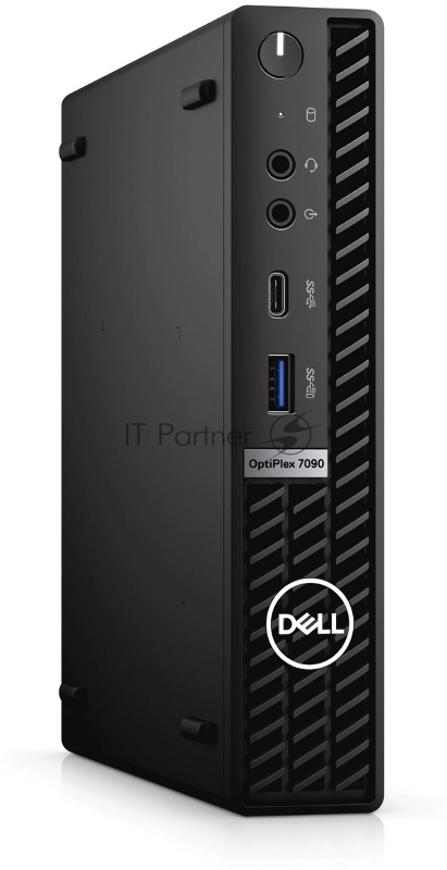 Компьютер Dell Optiplex 7090 Micro Core i9 10900 (2.8) 16Gb SSD512Gb/UHDG 630 CR Windows 10 Professional GbitEth WiFi BT клавиатура мышь черный