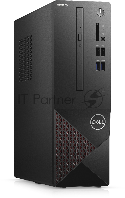 Персональный компьютер Dell Vostro 3681 Dell Vostro 3681 SFF Intel Core i3 10100(3.6GHz)/8 GB/SSD 256 GB+1TB(7.2k)/UHD 630/BT/WiFi/MCR/1y PS/black/W10 Pro+W11 Pro license