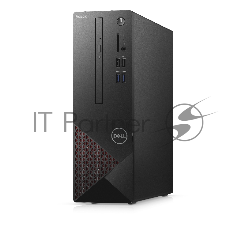 Персональный компьютер Dell Vostro 3681 Dell Vostro 3681 SFF Intel Core i3 10105(3.7GHz)/4 GB/SSD 256 GB/DVD-RW/UHD 630/BT/WiFi/MCR/1y PS/black/Linux