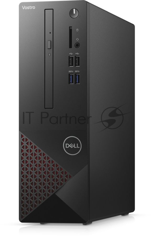 Персональный компьютер Dell Vostro 3681 Dell Vostro 3681 SFF Intel Core i3 10105(3.7GHz)/4 GB/SSD 256 GB/DVD-RW/UHD 630/BT/WiFi/MCR/1y PS/black/W10 Pro+W11 Pro license