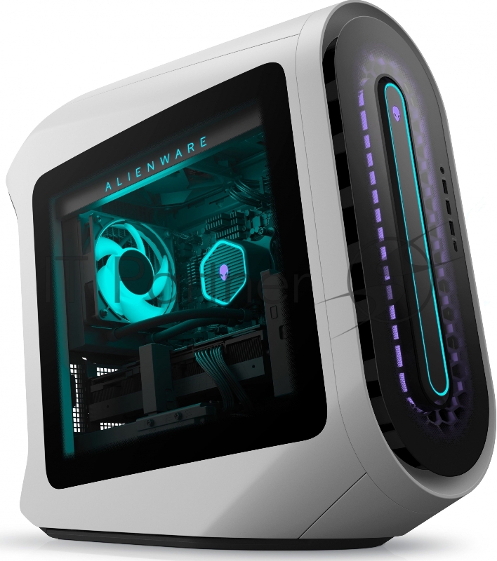 Компьютер Alienware Aurora R13 MT i7 12700KF (2.7) 32Gb SSD1Tb RX 6900XT 16Gb Windows 11 GbitEth WiFi BT 1000W клавиатура мышь белый