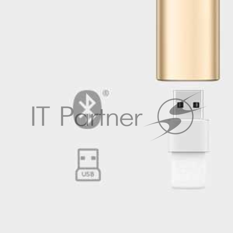 Презентер Logitech Spotlight (TM) Presentation Remote Radio USB (30м) золотистый