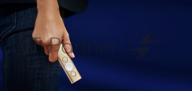 Презентер Logitech Spotlight (TM) Presentation Remote Radio USB (30м) золотистый