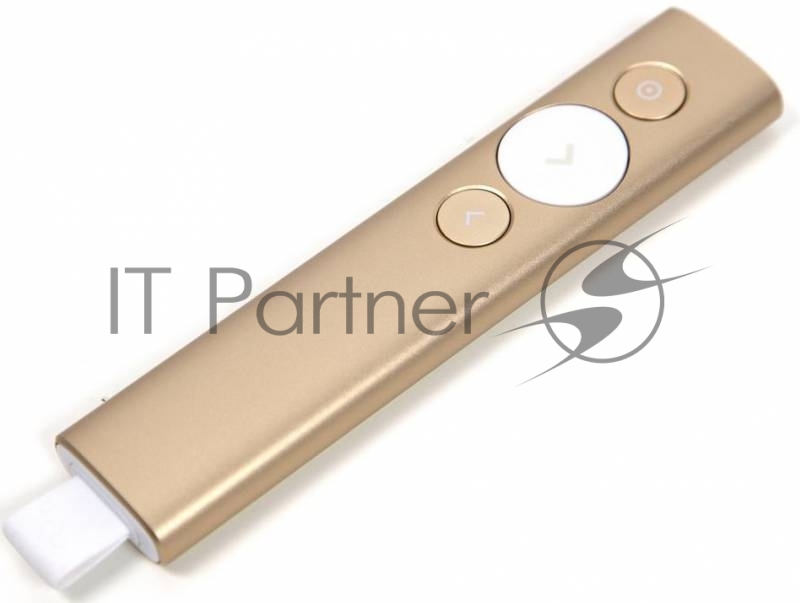 Презентер Logitech Spotlight (TM) Presentation Remote Radio USB (30м) золотистый