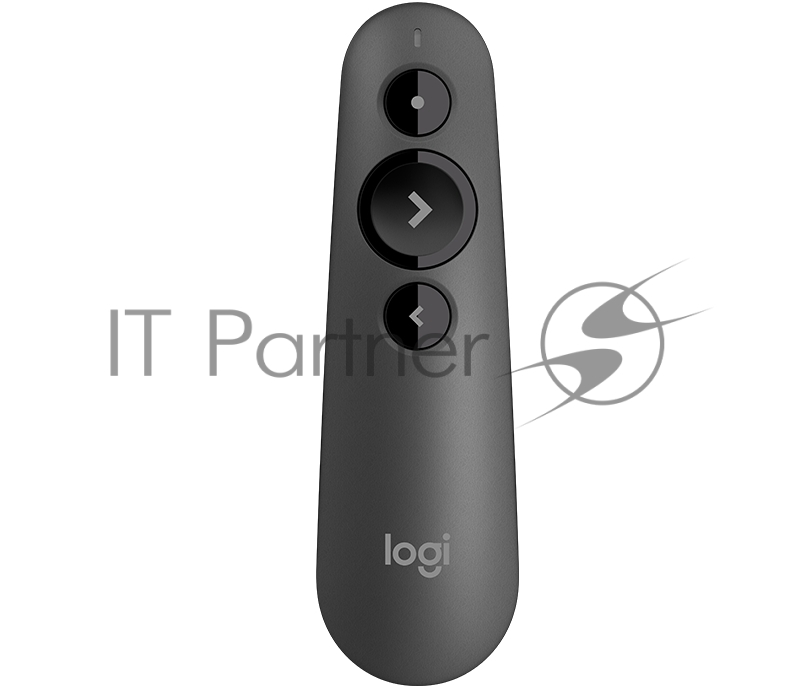 Презентер Logitech R500s Graphite черный, Bluetooth + 2.4 GHz, USB-ресивер , 3 программируемых кнопки, лазерная указка