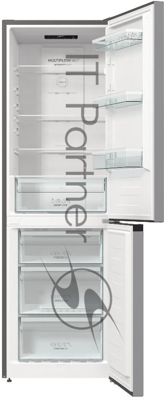 Холодильник Gorenje NRK6191ES4 Двухкамерный холодильник, Группа продуктов: Бытовая техника, Открывание дверцы: Открывание дверцы: влево/вправо, Материал дверцы: Металлическая дверца, Климатический класс: SN, N, ST, T, Класс энергопотребления: A+, 1 к