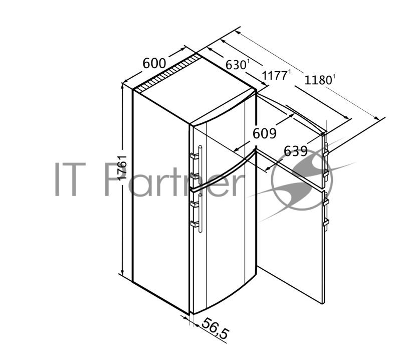 Холодильник CTPESF 3316-23 001 LIEBHERR