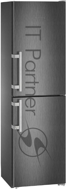 Холодильник Liebherr Холодильник Liebherr/ 201.1x60х63, объем камер 221+120, No Frost, дисплей, морозильная камера нижняя, черная нержавеющая сталь