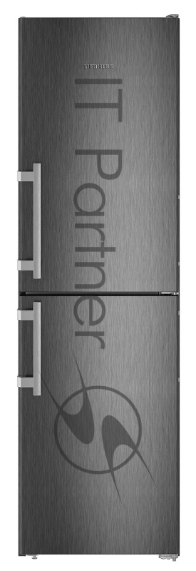 Холодильник Liebherr Холодильник Liebherr/ 201.1x60х63, объем камер 221+120, No Frost, дисплей, морозильная камера нижняя, черная нержавеющая сталь