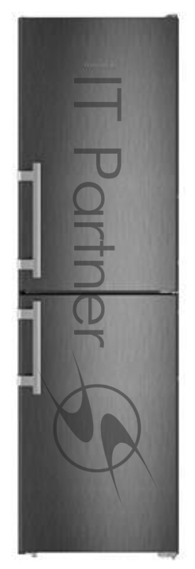 Холодильник Liebherr Холодильник Liebherr/ 201.1x60х63, объем камер 221+120, No Frost, дисплей, морозильная камера нижняя, черная нержавеющая сталь