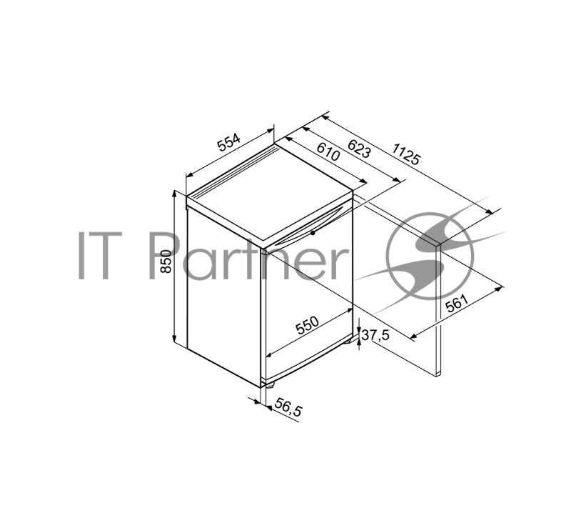 Холодильник Liebherr Холодильник Liebherr/ 85x55.4х62.3, однокамерный, 149л, без морозильной камеры, белый