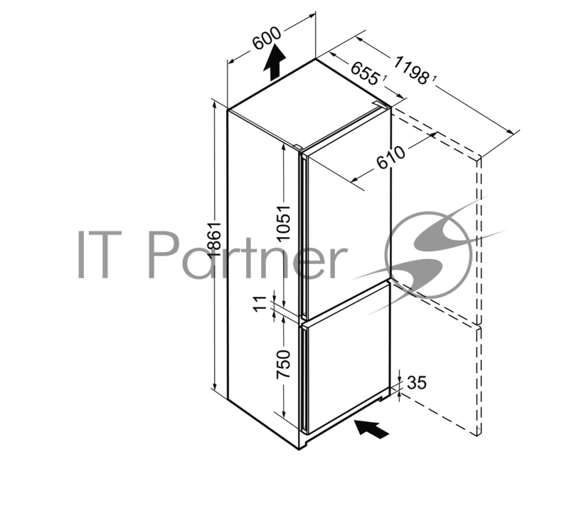 Холодильник CNBE 4313-22 001 LIEBHERR