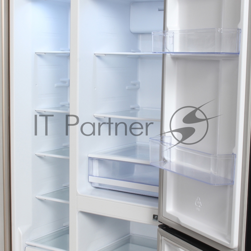 Холодильник Hyundai CS5073FV шампань (трехкамерный)