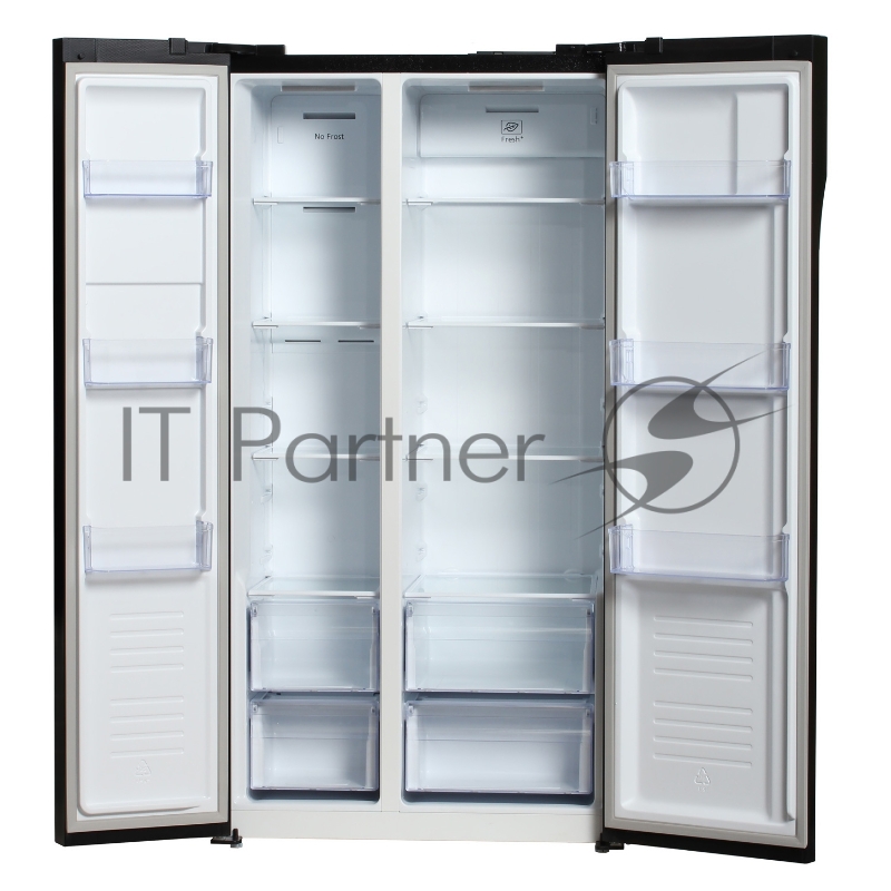 Холодильник Hyundai CS5003F черный (двухкамерный)