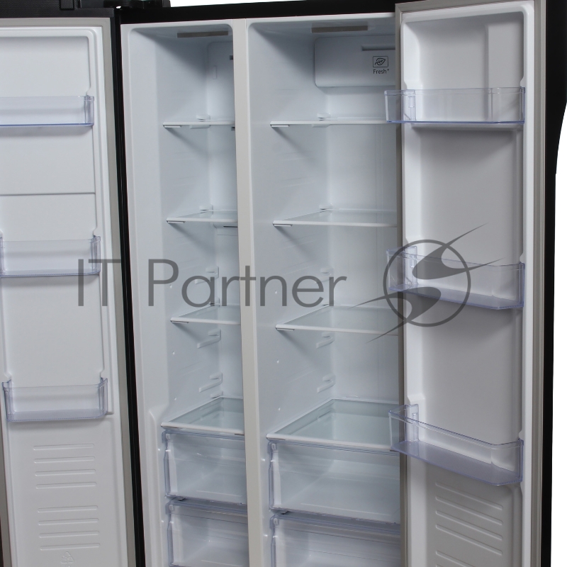 Холодильник Hyundai CS5003F черный (двухкамерный)