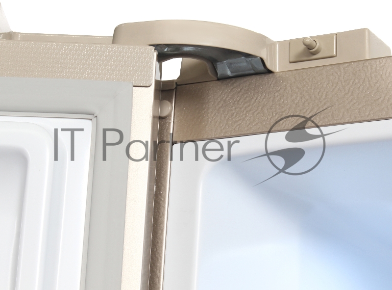 Холодильник Hyundai CS6073FV шампань стекло (трехкамерный)