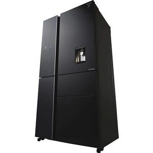 Холодильник Sharp SJWX99ABK / Отдельностоящий 5-и дверный холодильник, 1850*908*796мм, черное стекло без рамок, Full No Frost, Plasmacluster Ion, invertor, пр-во Тайланд