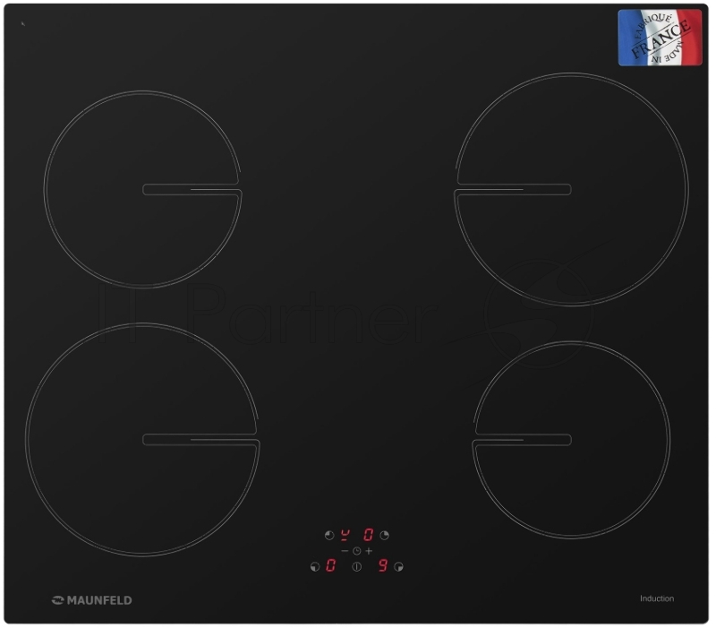 Варочная панель встраиваемая MAUNFELD MVSI59.4HZ-BK черное стекло