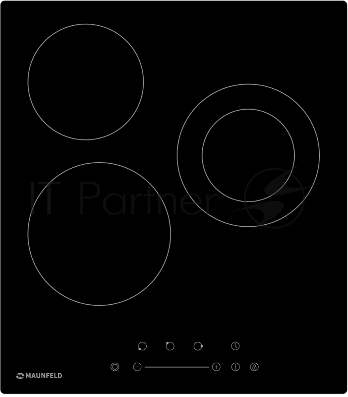 Варочная электрическая панель MAUNFELD EVCE.453.D-BK