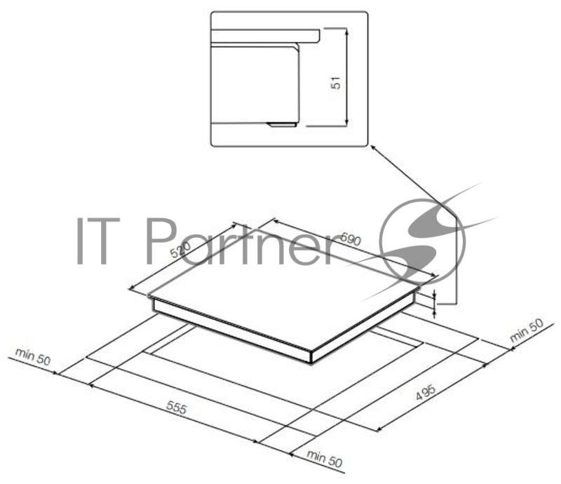 Электрическая варочная поверхность GRAUDE EK 60.0 W, шт