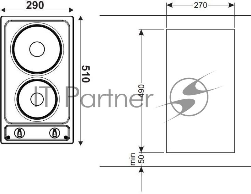 Электрическая варочная панель Hansa BHEI301060