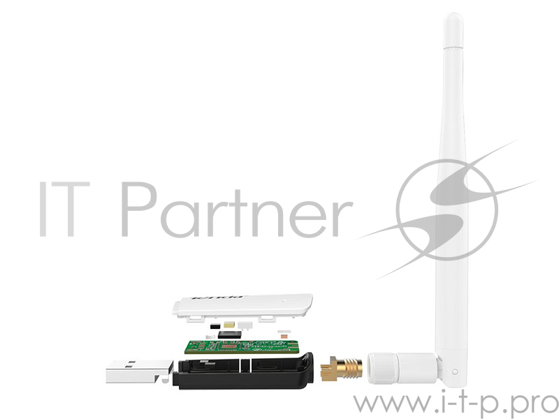 Сетевое оборудование TENDA U1 300Mbps High Gain Wireless N USB Adapter, 2T2R, 2.4GHz, 802.11n/g/b, 1 3.5dBi detachable antenna,Compatibilities:Windows xp/Vista/7/8/8.1/10,MAC OS 10.4~10.10