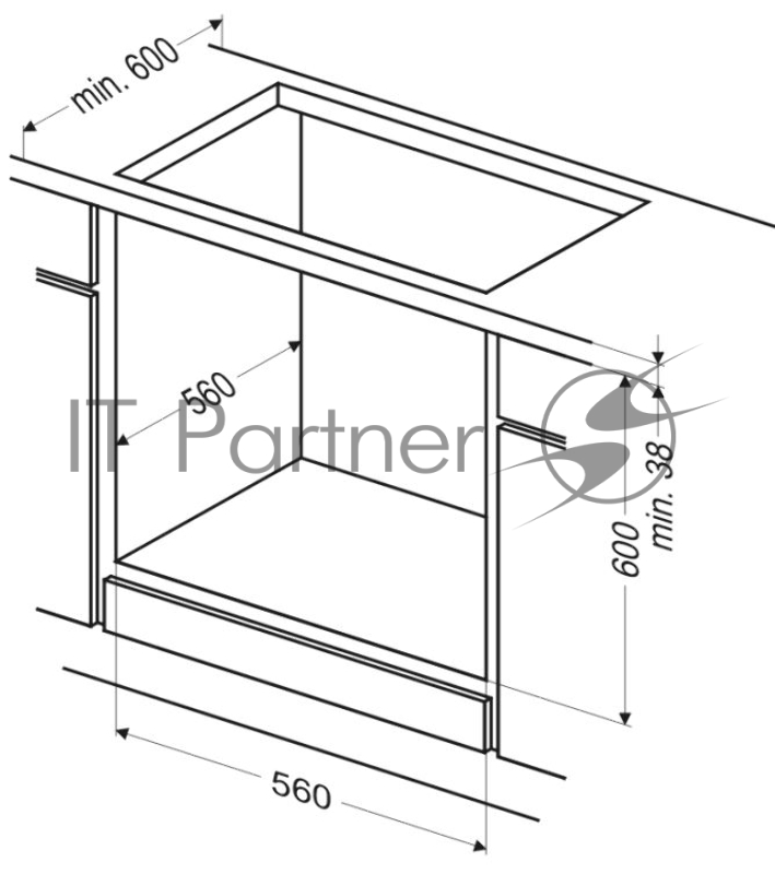 Встраиваемая электрическая духовка Hansa BOEW64111 белый