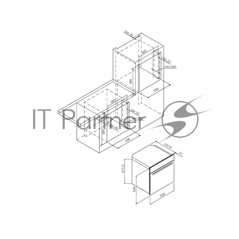 Встраиваемая электрическая духовка Graude BK 60.2 EL