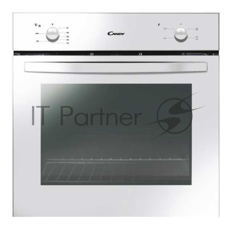 Встраиваемая электрическая духовка Candy FCS100 W/E1 в.дух электрическая независимая духовка 59.5 х 59.5 x 56.7 см поворотные переключатели класс энергопотребления: A