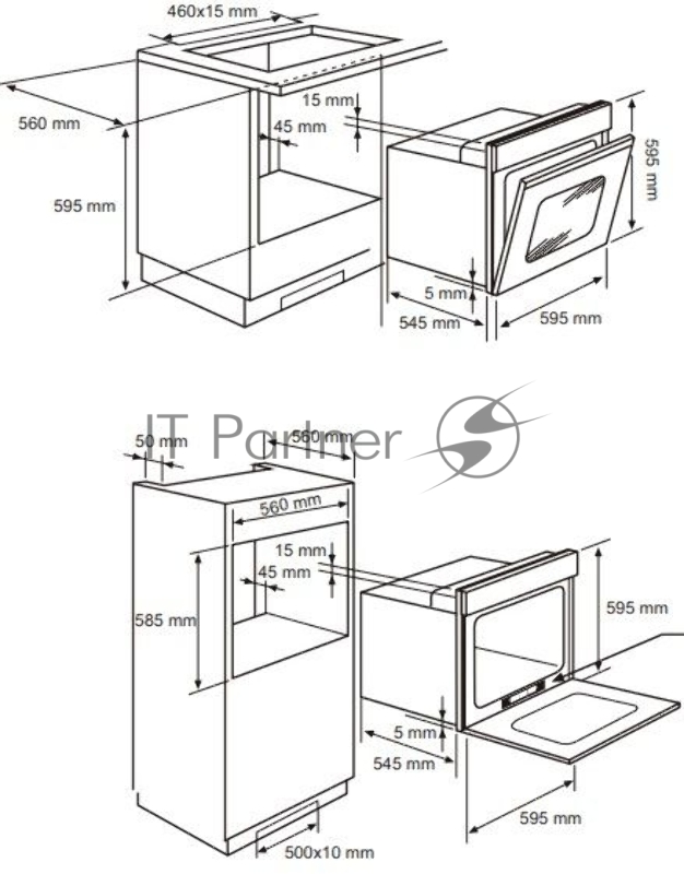 Встраиваемая электрическая духовка Candy FCP502N/E