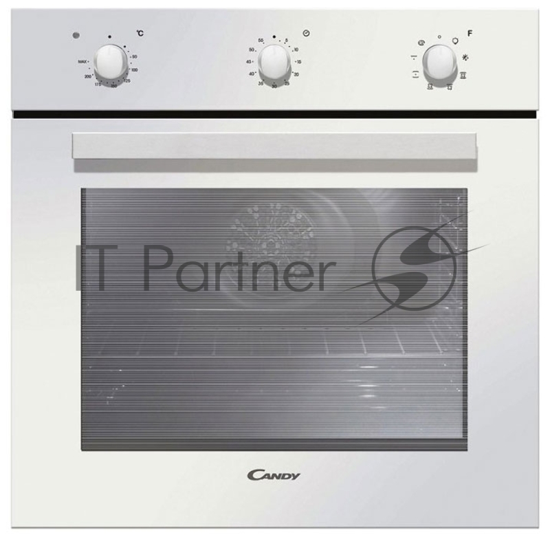 Встраиваемая электрическая духовка CANDY FCP502W/E. Дизайн: POP EVO. Цвет: белый. Фронтальная панель - стекло. 5 режимов. Звуковой таймер. Эмаль класса А. Сплошное стекло дверки. 2 стекла. 1 противень 35 мм, 2 решетки. Объем 65 литров