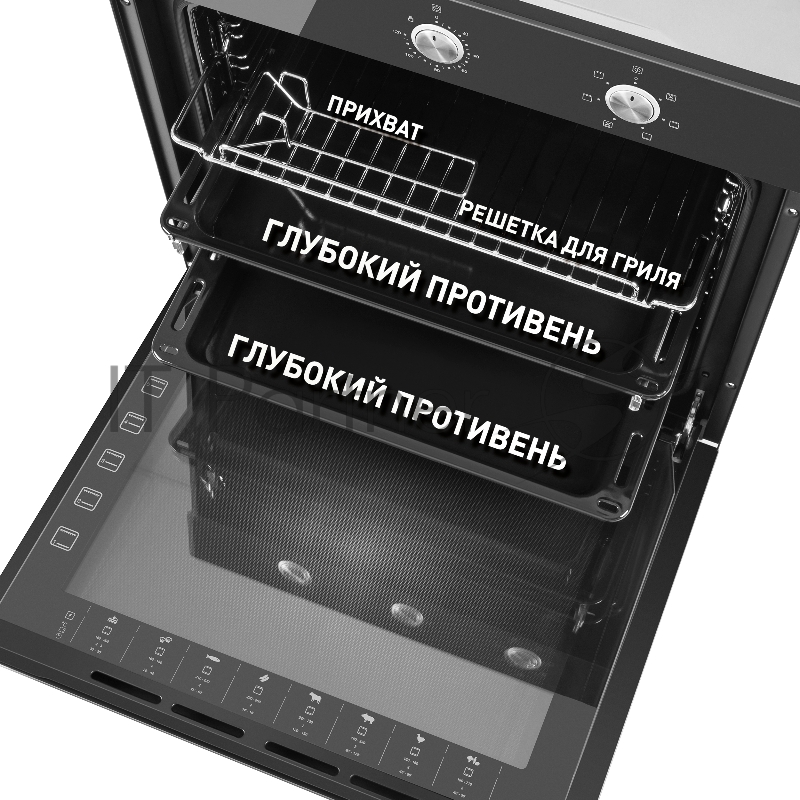 Электрический духовой шкаф MAUNFELD EOEF.766B